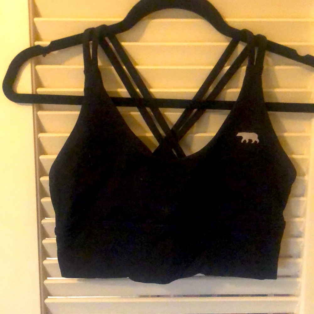 Running bare sports bra